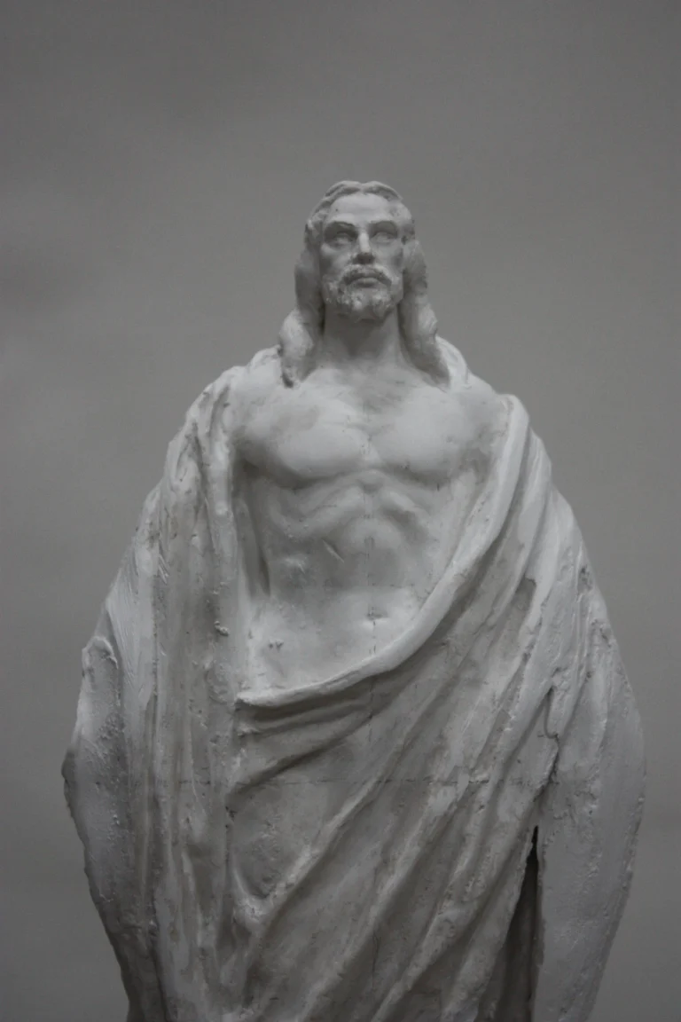 Zmartwychwstający – model — gips, zdjęcie 2