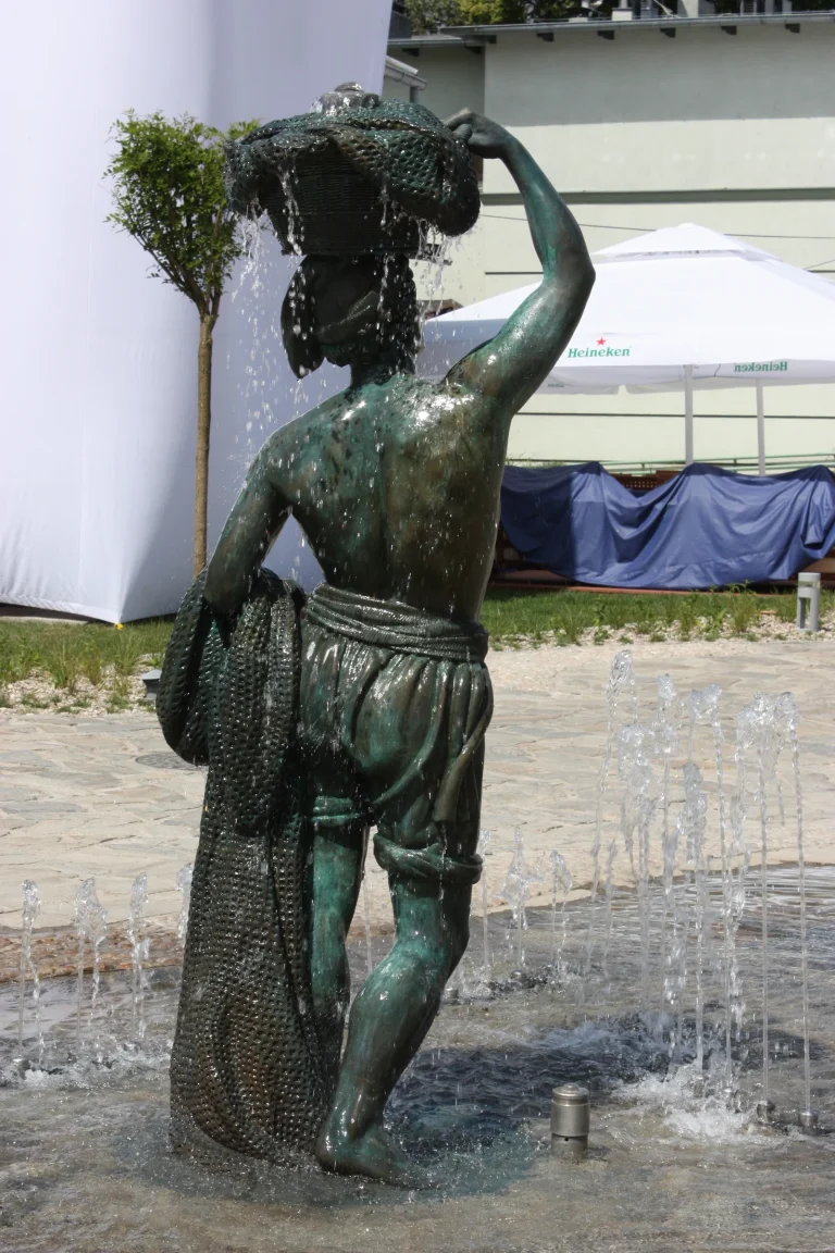 Jaś the Fisherman Fountain — Sopot — photograph 6