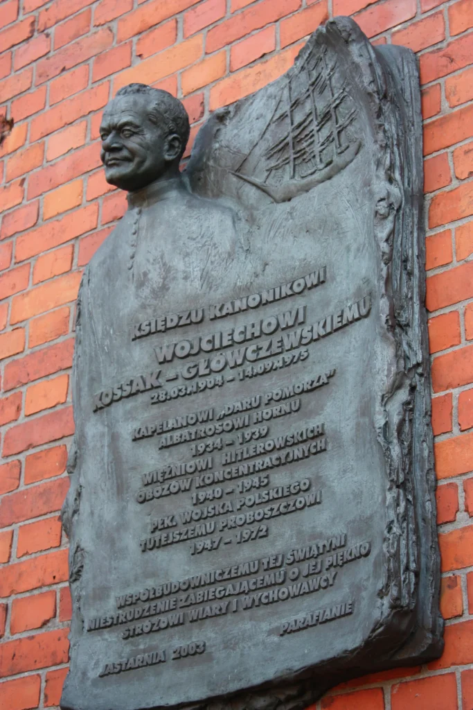 Father Kossak-Główczewski Memorial Plaque — Jastarnia
